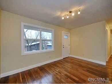 Entry w Walnut Floors