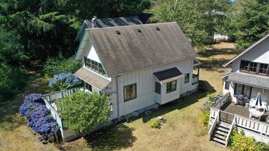 East side of house