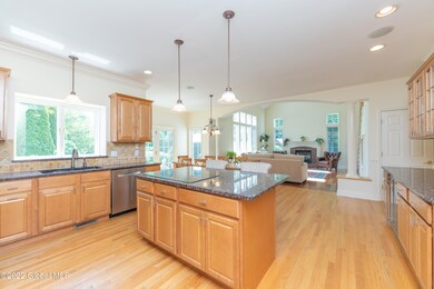 Kitchen view into family room