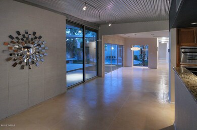 Living area and view of the dining area