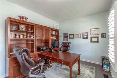 Plenty of daylight in the office/study