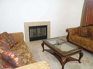 Fireplace in living room