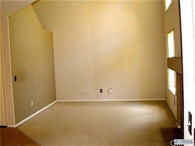 Open living room with fireplace