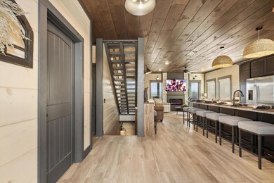 Interior of similar 5 bedroom cabin in community. 