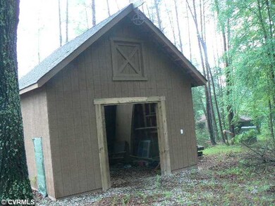 Exterior Front - garage or storage shed