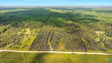 Birds eye view of property (35.16 acres)