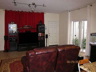 Spacious family room combines with Kitchen for a c
