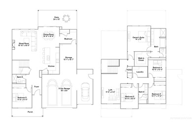 View of floor plan / room layout