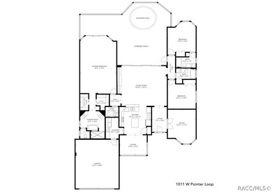 Spacious floorplan with split layout - master suit