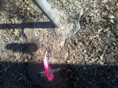 Grindley Survey Marker & Fence post