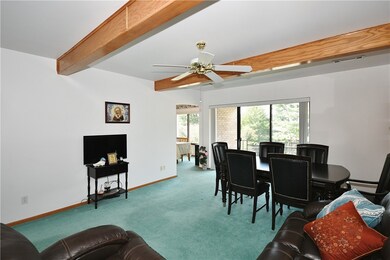 Good wall space for furniture arrangements.
