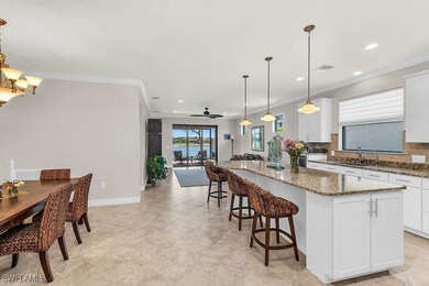 Kitchen featuring recessed lighting, ornamental mo