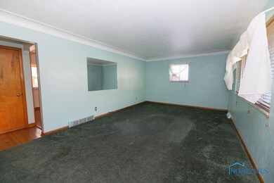 Large Living Room with Cove Ceiling