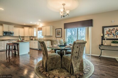 Sun-splashed dinette.