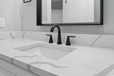 Bathroom view of a sink