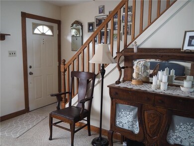 Living Room with Stairs to 2nd Floor Bedrooms