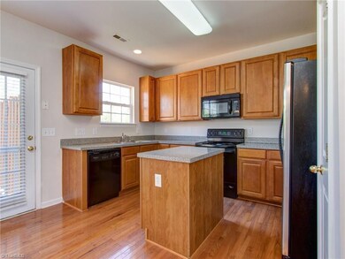 Plenty of cabinet space in this kitchen