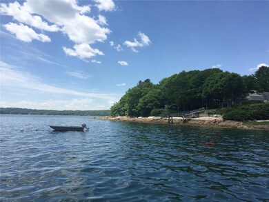 Deep mooring view on Casco Bay.