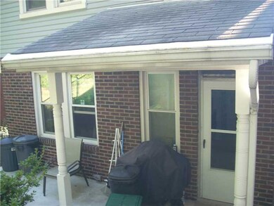 Exterior Back. Covered back porch