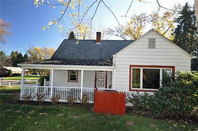 Front covered porch + great deck off back are a pl