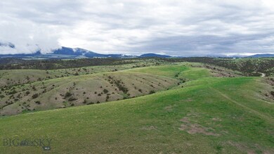 Looking east at the Big Belt Mountains.
