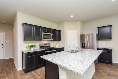 Ample kitchen with lots of counter space