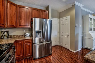 The kitchen also provides a pantry to keep you org