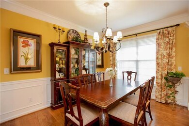 The formal dining room offers plenty of space to entertain.