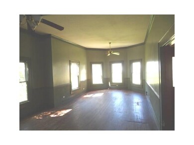 Living Room. Living area with bay window in the li