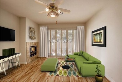 Family Room / Shutters/ patio door to backyard