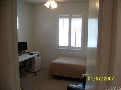 Bedroom #1 at front of house with ceiling fan. New