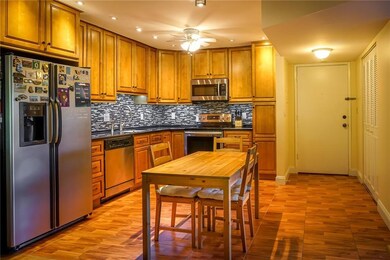 Open concept renovated kitchen
