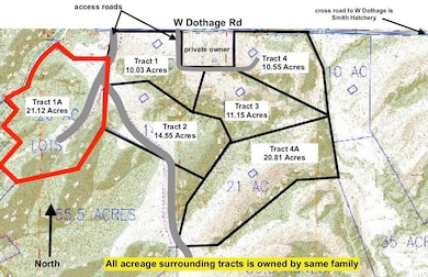 Tract 1A map