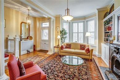 Living room looking towards foyer