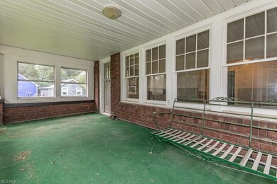 view from porch into main living area