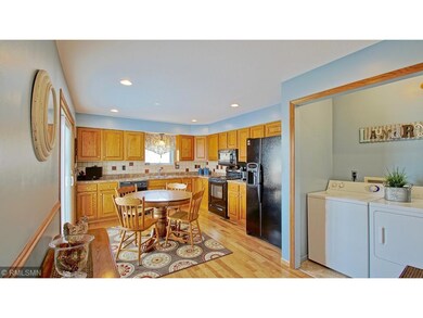Kitchen / Laundry on right