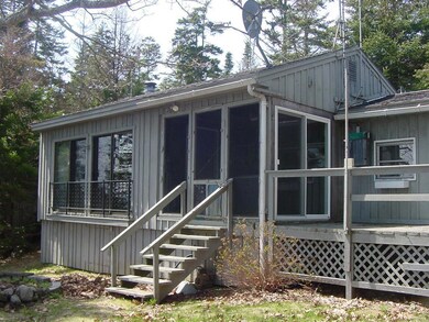 Back of cottage overlooking the...