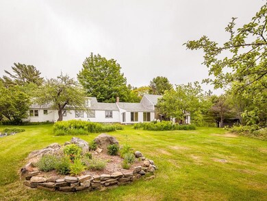 Rear of the property features the...