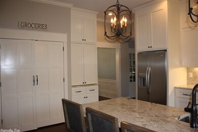 Double door pantry  & hidden coffee bar