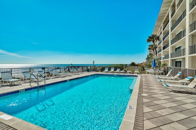 Sparkling community pool