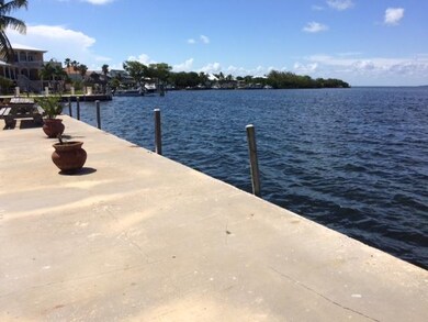 Concrete Dock in place