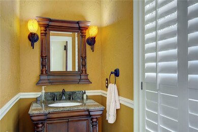Half bath off foyer