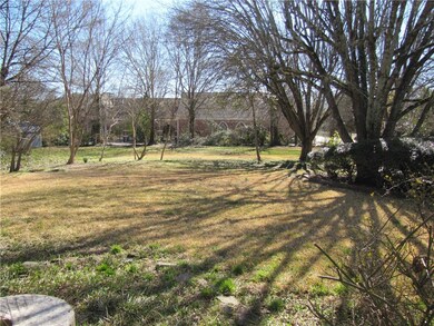 Rear Yard that backs to Cherry St.
