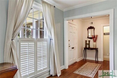 Inviting foyer. Home has hardwoods throughout all 