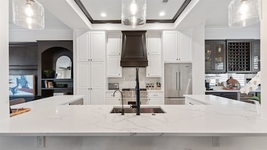 Completely reimagined kitchen with REAL quartz cou