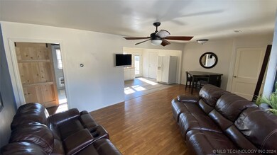 View of living and kitchen