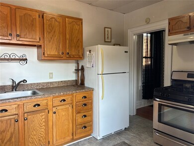 Kitchen view from back door