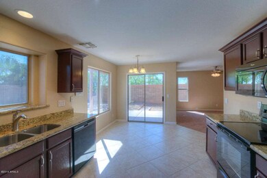 Kitchen and Dining Area w/ Tile Floor