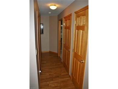 Hallway from Kitchen to Garage and Laundry...solid