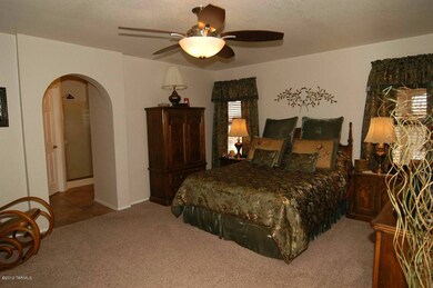 Master bedroom on first floor